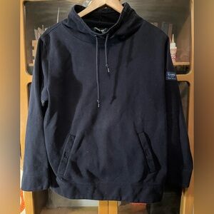 Lauren Ralph Lauren Navy Cotton Hooded Pullover